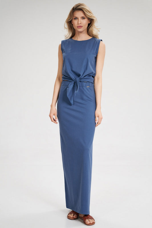 Blue Long skirt
