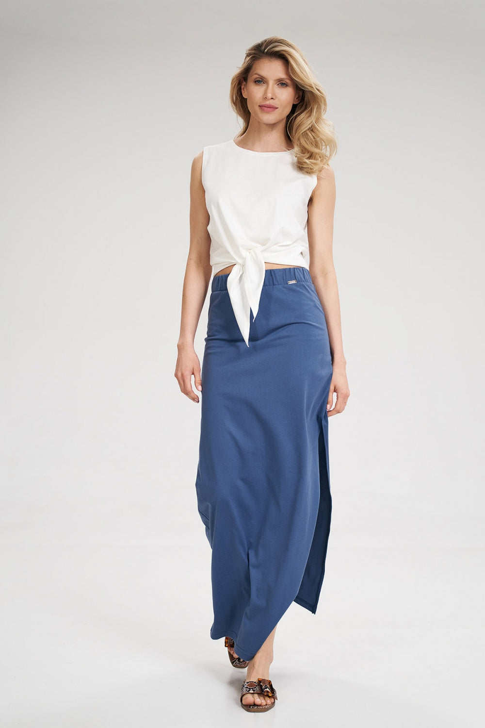 Blue Long skirt