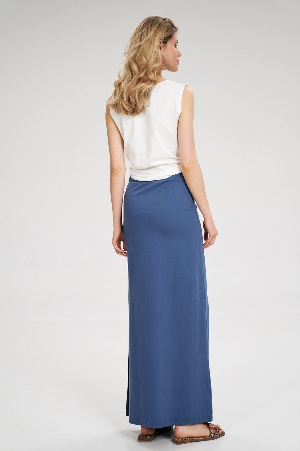 Blue Long skirt