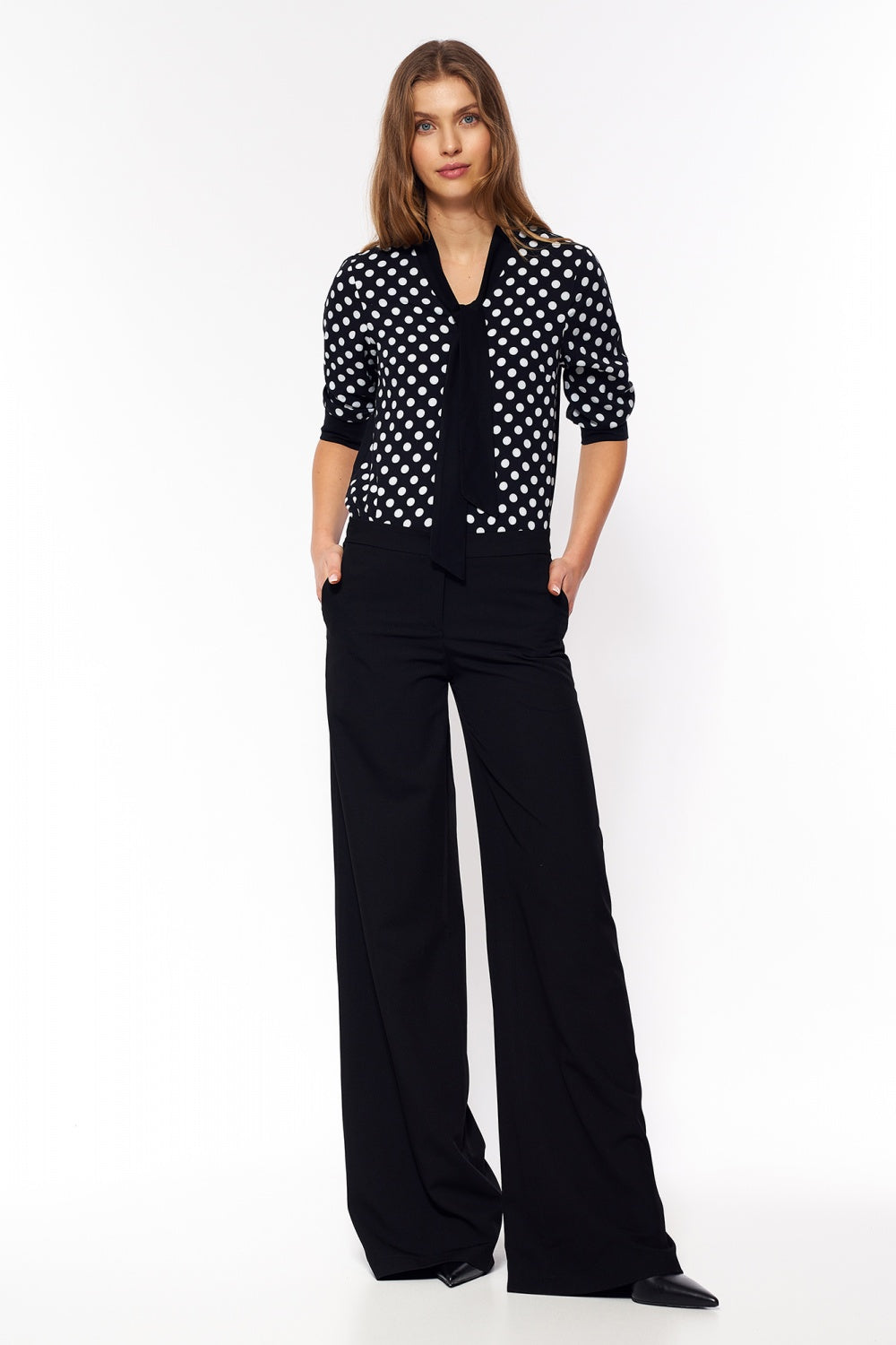 palazzo SD Black Trousers