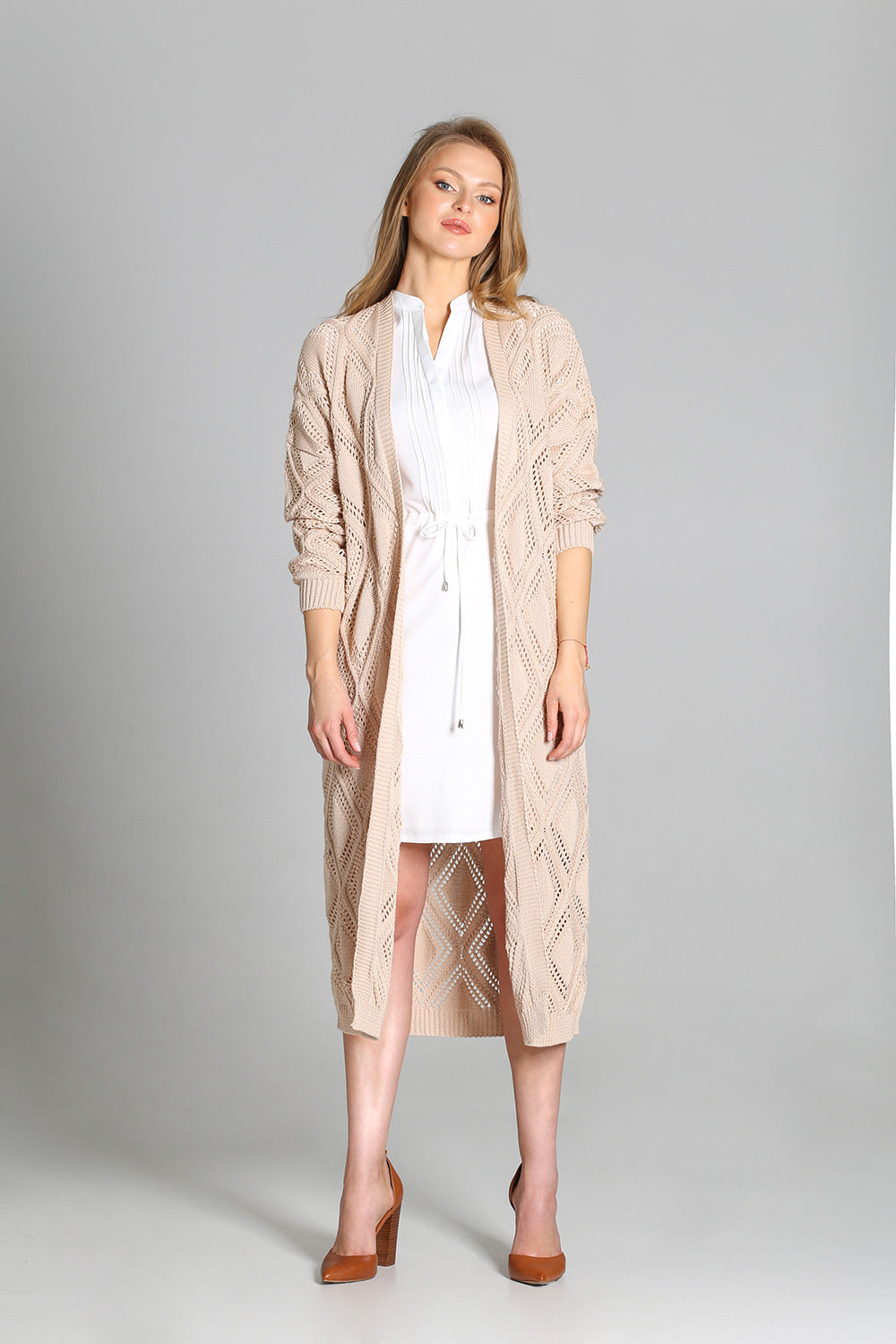 Beige Cardigan
