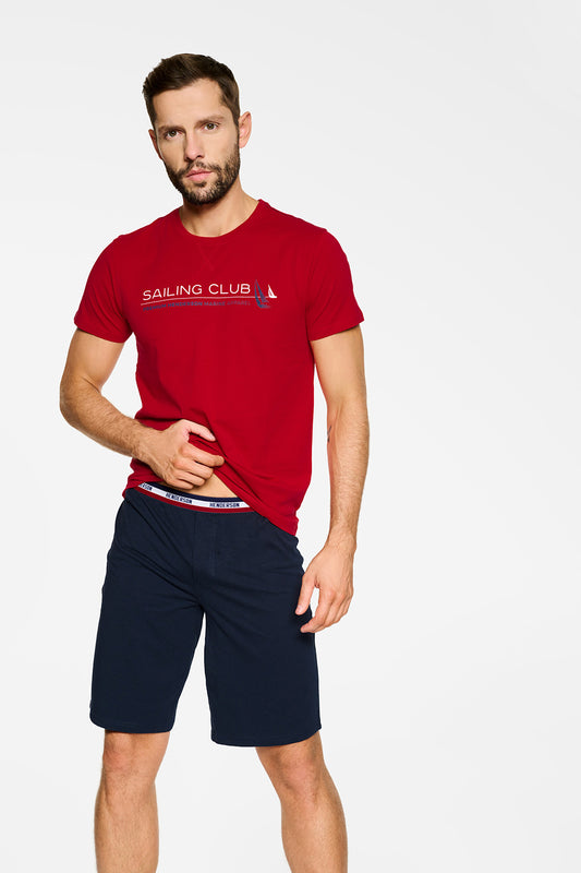 Red Navy Pyjama