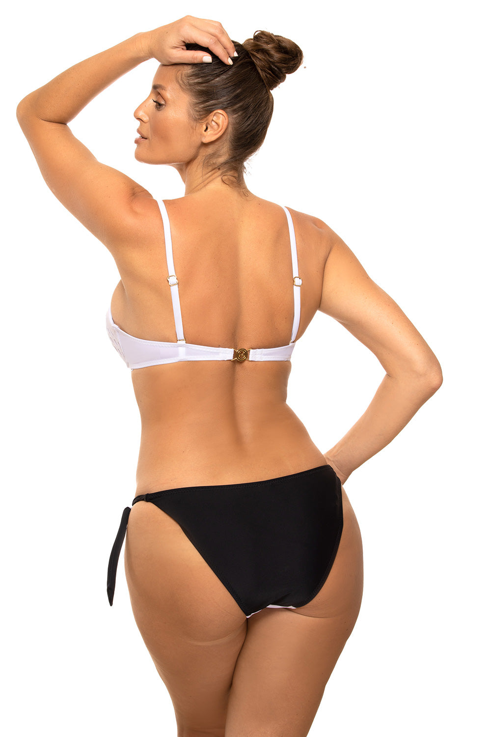 Smilla White Black Swimsuit two piece