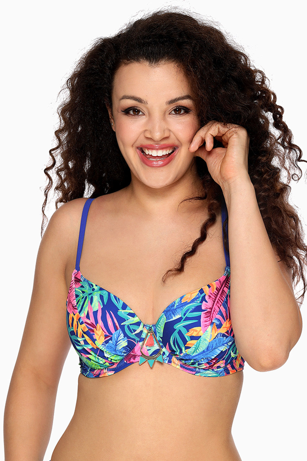 SK Etnic Blue Swimming bra