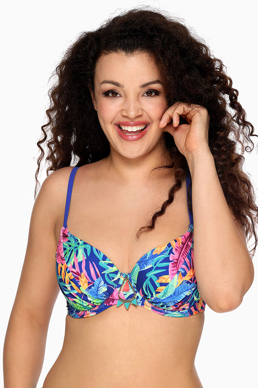 SK Etnic Blue Swimming bra