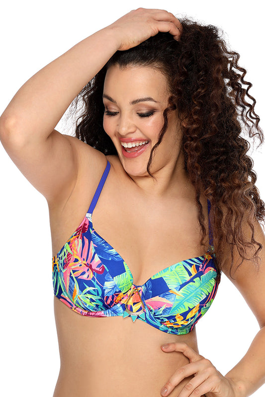 SK Etnic Blue Swimming bra