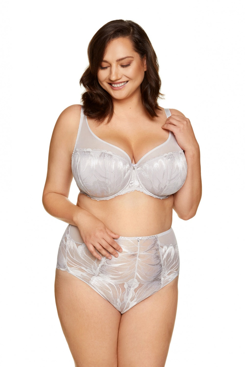 B Silver Padded bra