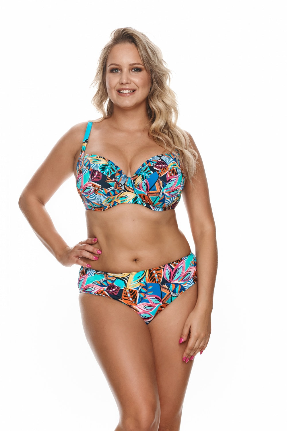 Capri Big Multicolor Swimming bra