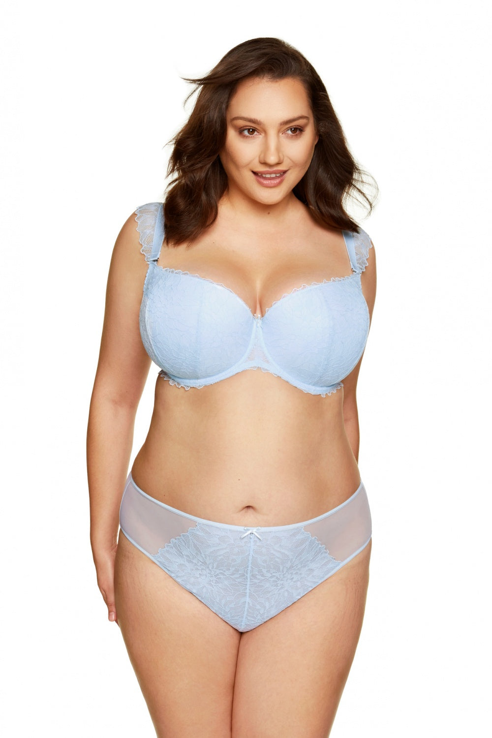 B Błękit Padded bra