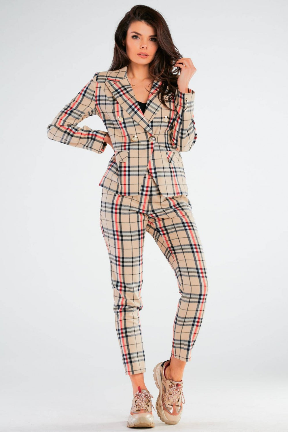 Beige Women trousers