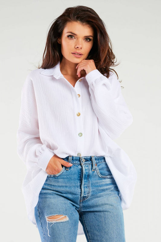 White Long sleeve shirt