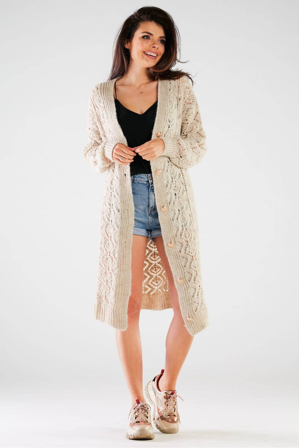Beige Cardigan