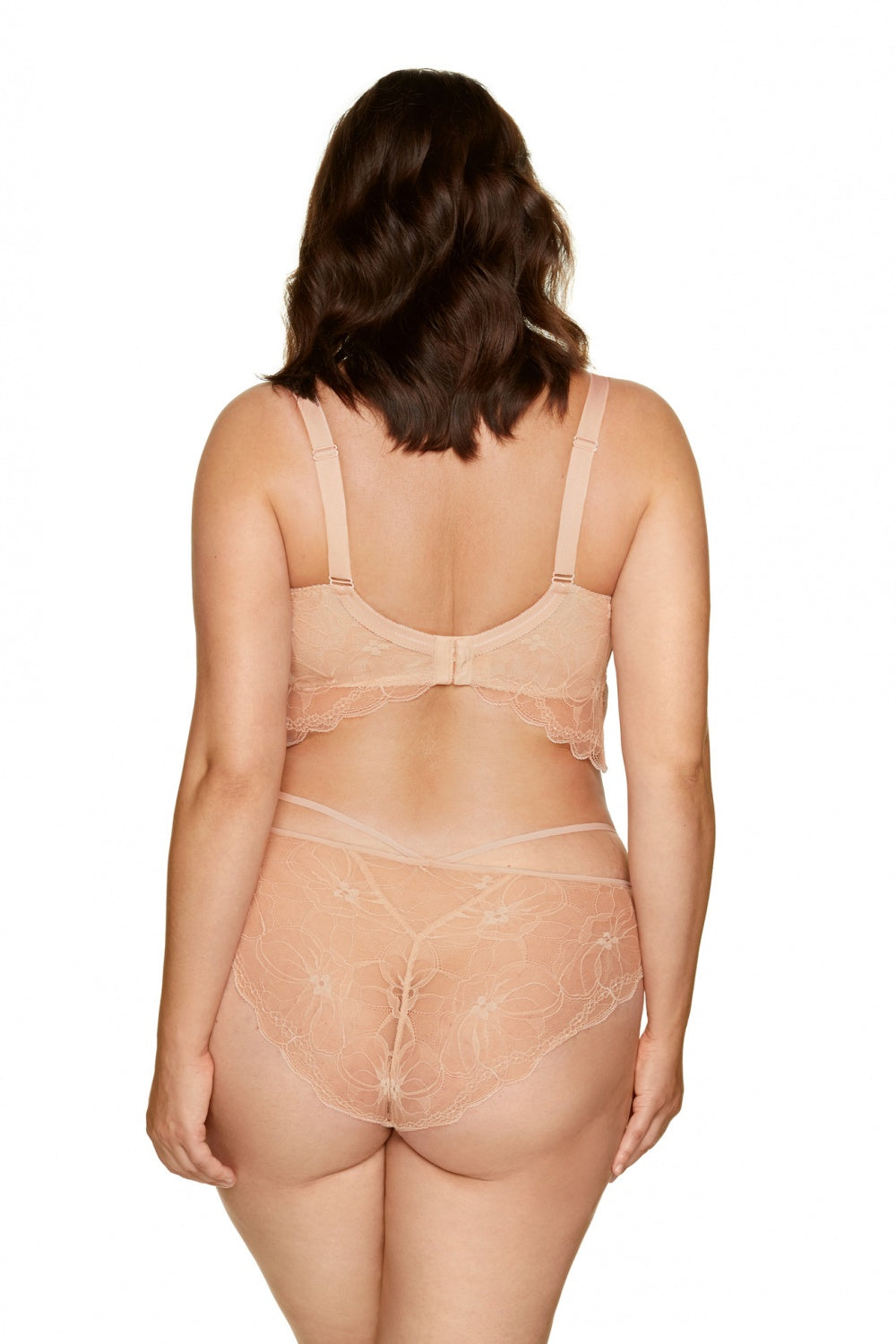 B Beige Padded bra