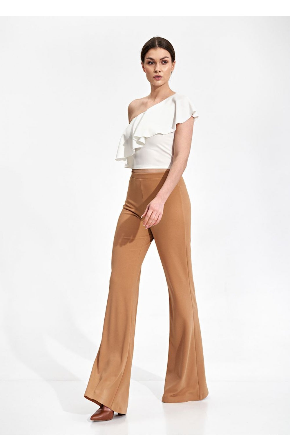 Beige Women trousers